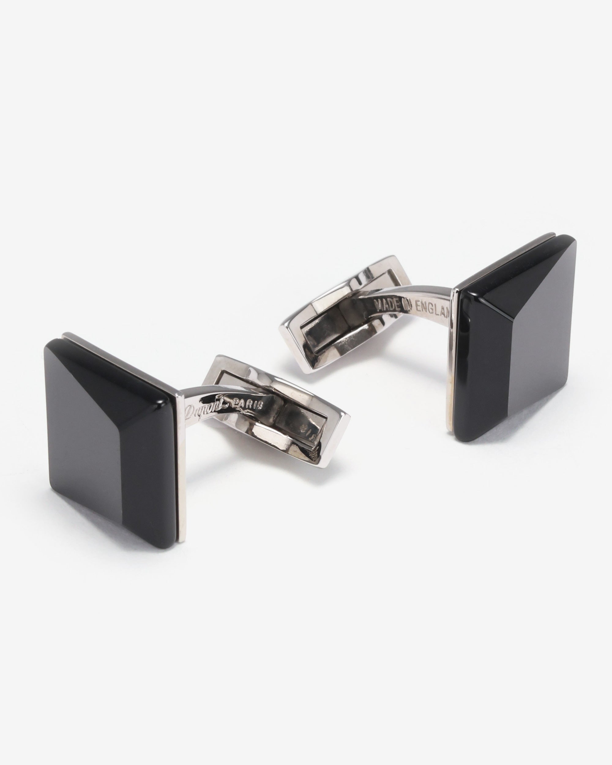 S.T. Dupont 5245 Casino Royale James Bond 007 Palladium Onyx Cufflinks