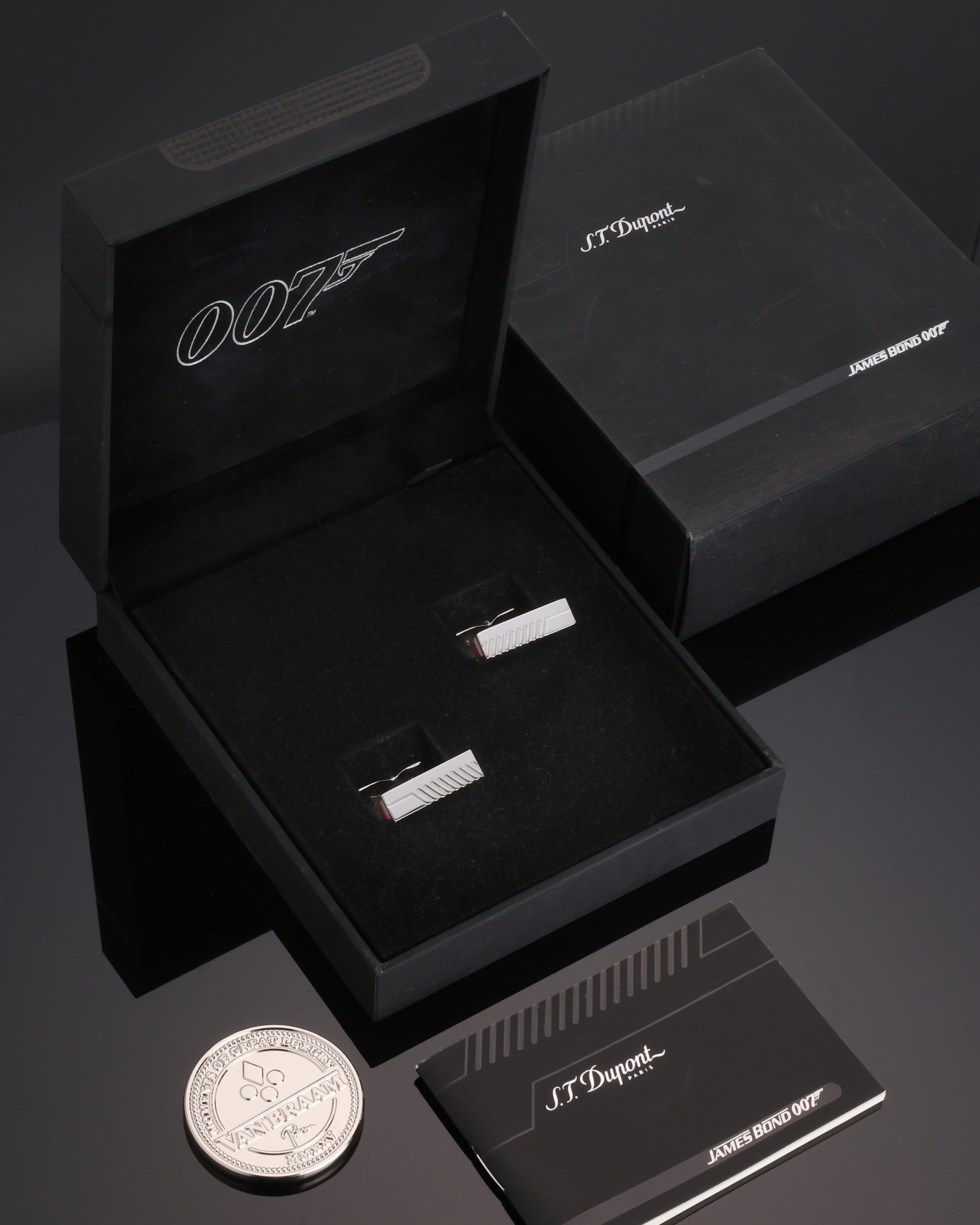 S.T. Dupont 5167 James Bond 007 Ingot Cufflinks