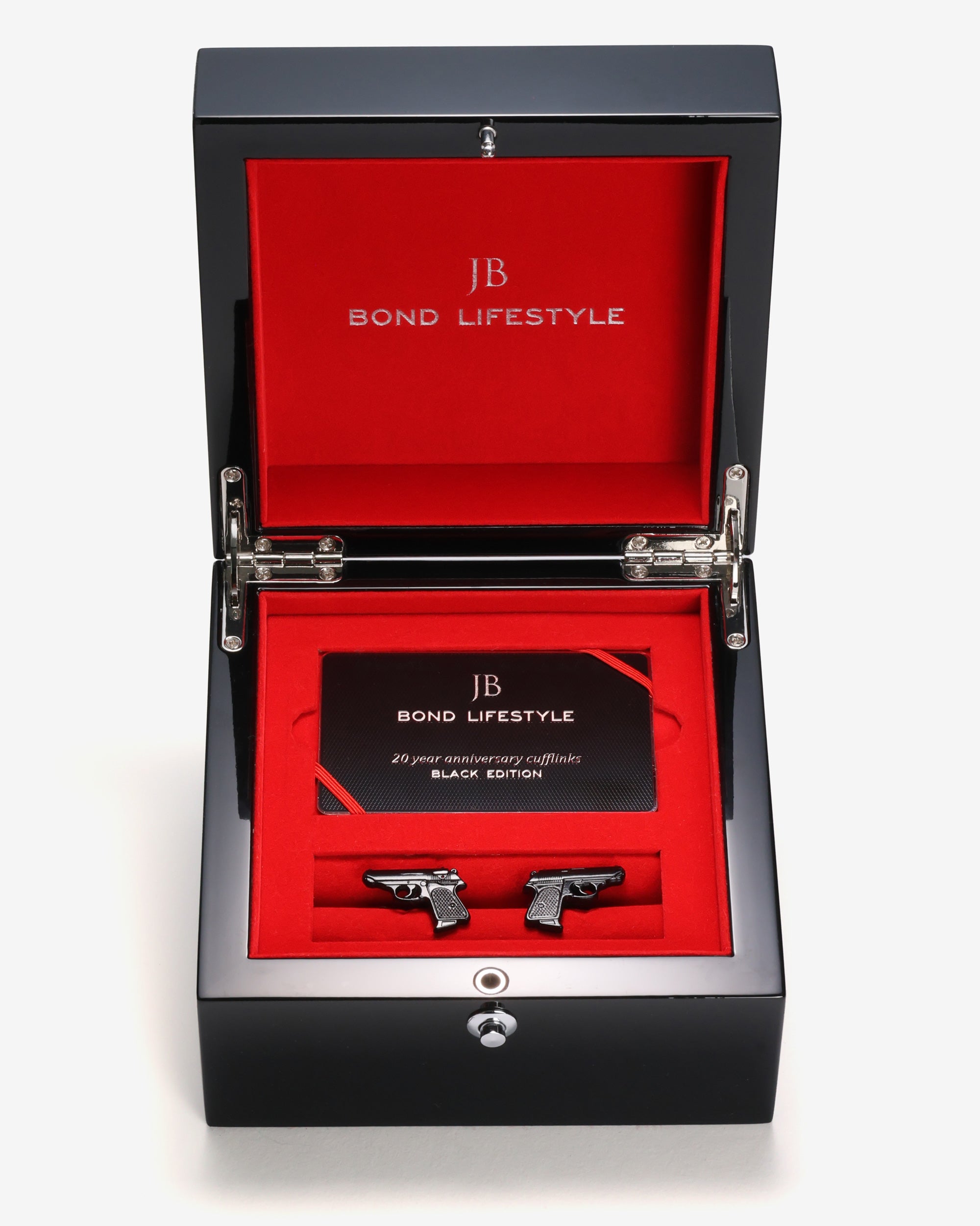 Bond Lifestyle 20 Year Anniversary Cufflinks - Black Edition