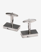 Dunhill L-Shaped Silver Cufflinks