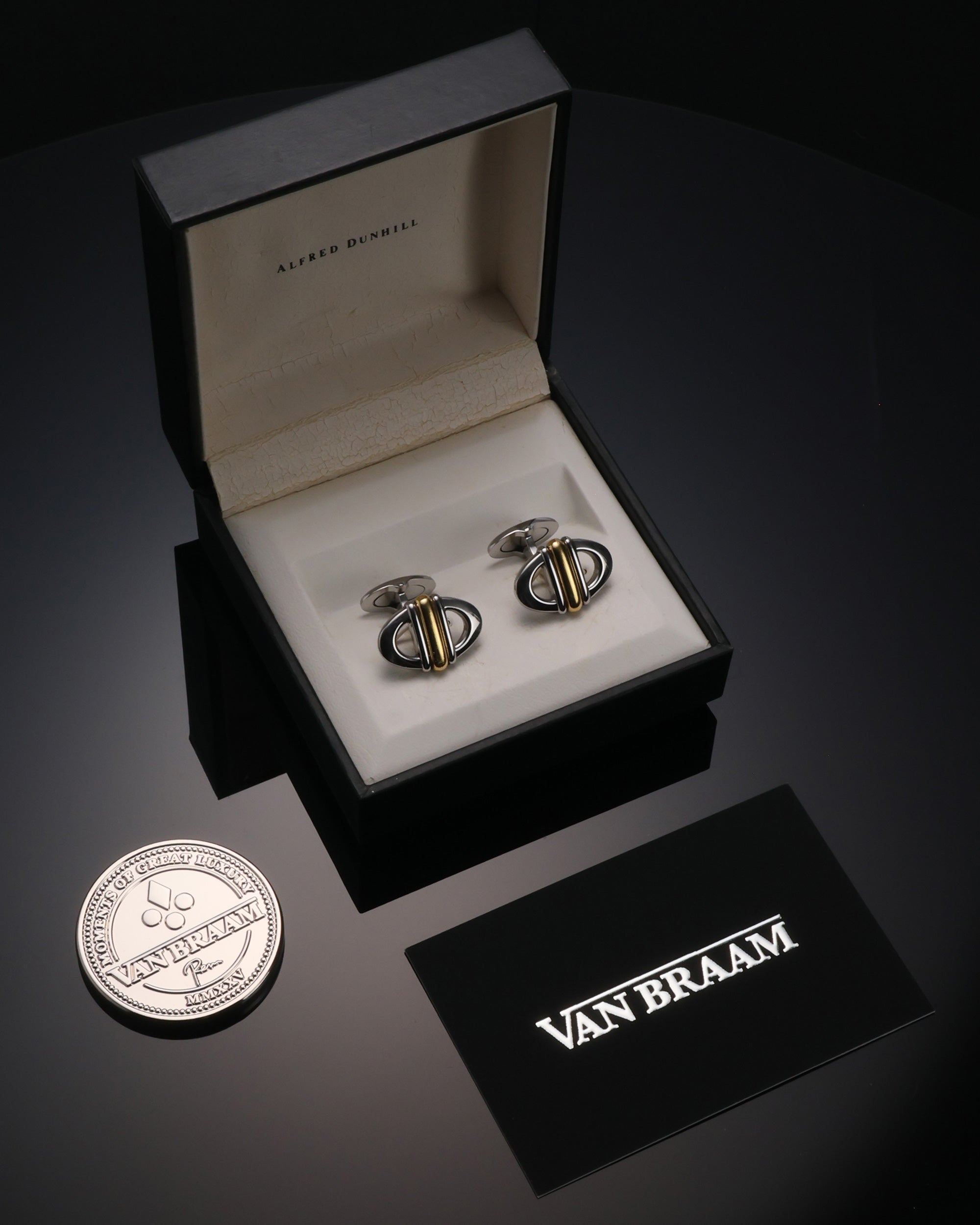 Dunhill Oval Cufflinks Tomorrow Never Dies