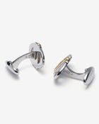 Dunhill L-förmige silberne Manschettenknöpfe