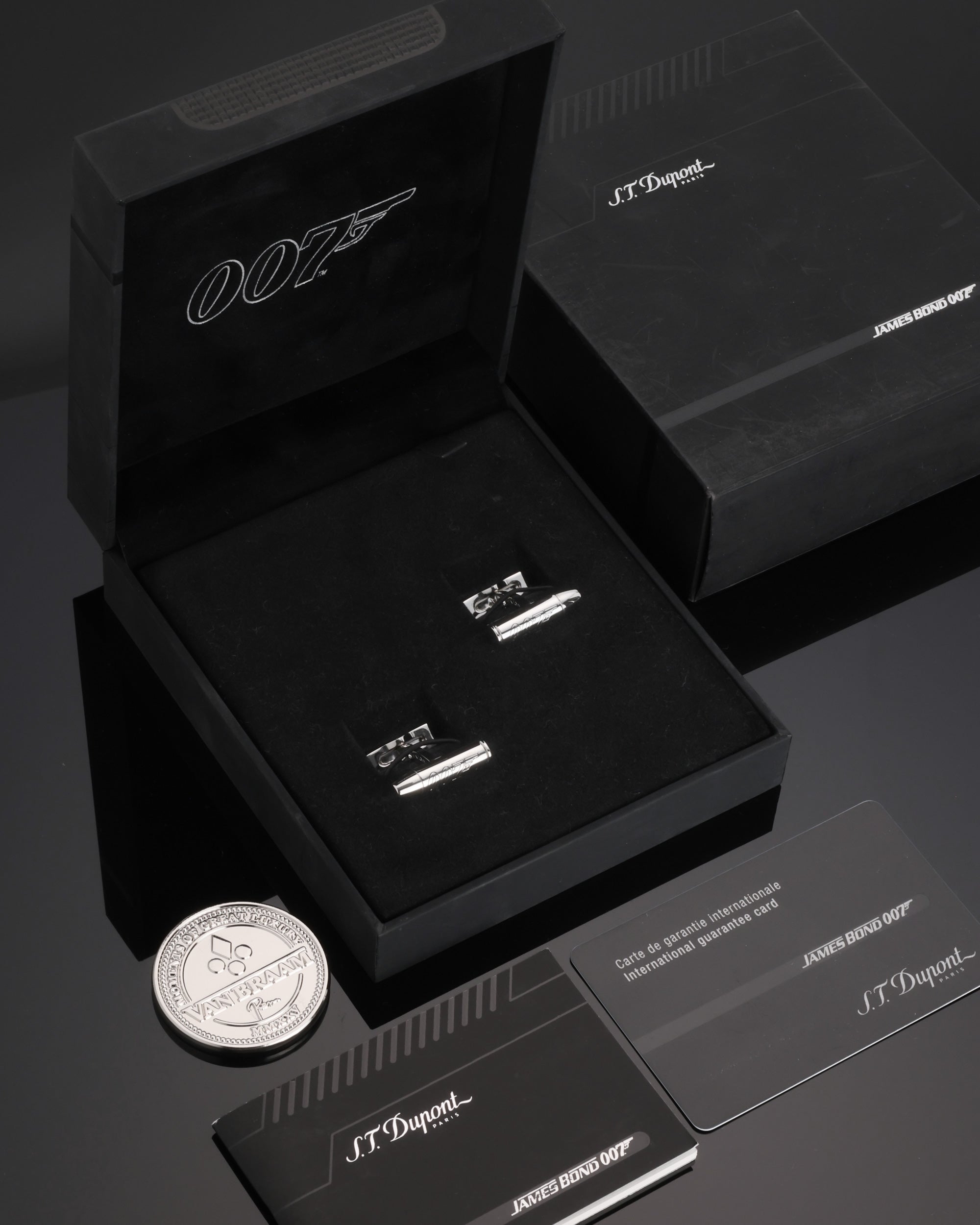 S.T. Dupont 5166 James Bond 007 Bullet Cufflinks
