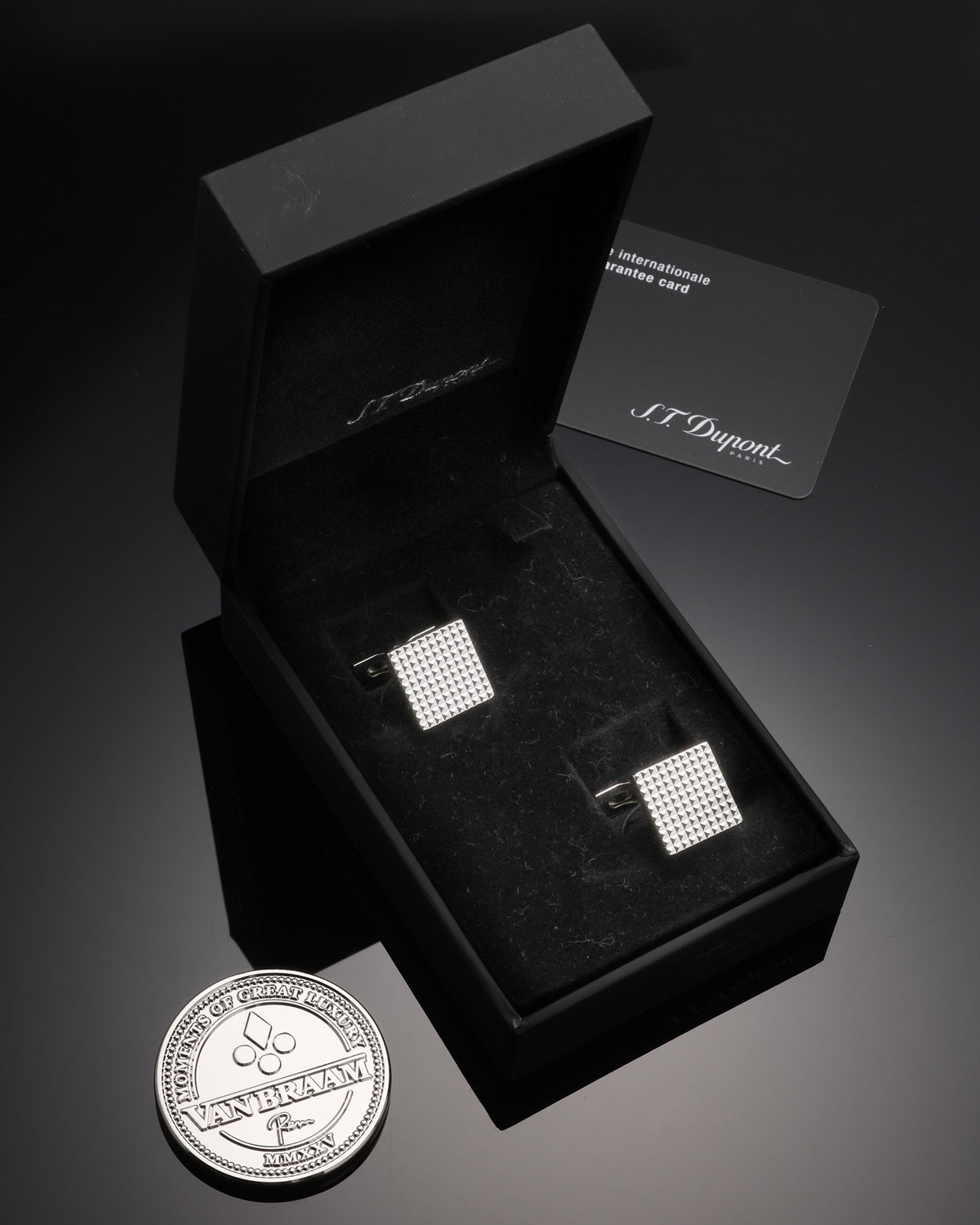 S.T. Dupont 5172 Diamond Head Cufflinks