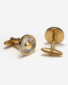 S.T. Dupont Gold Round Cufflinks