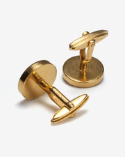 ST Dupont – Runde Manschettenknöpfe in Gold