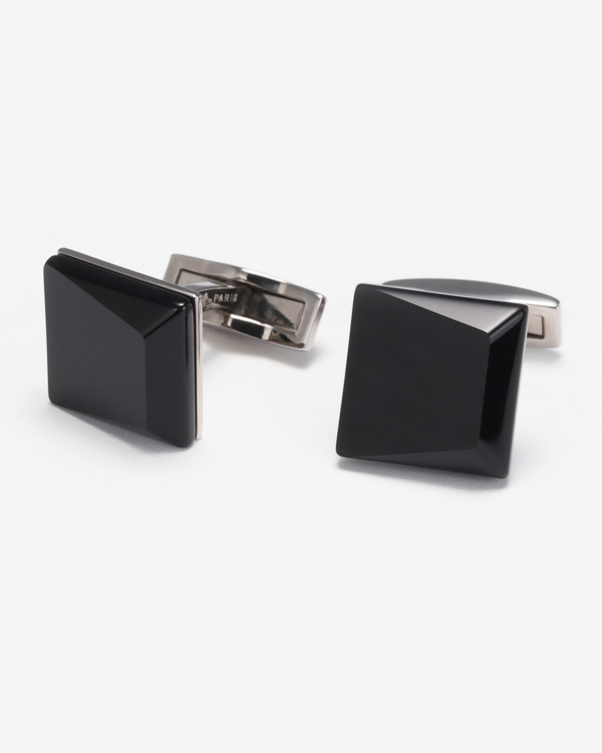 S.T. Dupont 5245 Casino Royale James Bond 007 Palladium Onyx Cufflinks